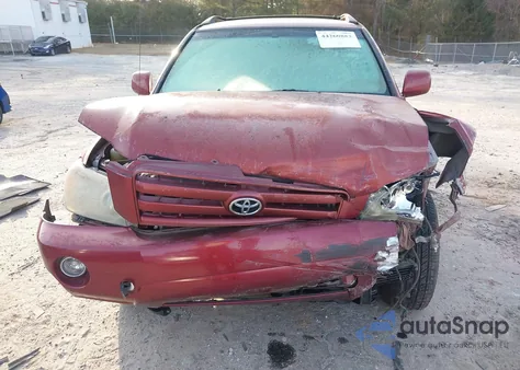 2006 Toyota Highlander V6 из США, поврежденный, VIN JTEEP21A560158956